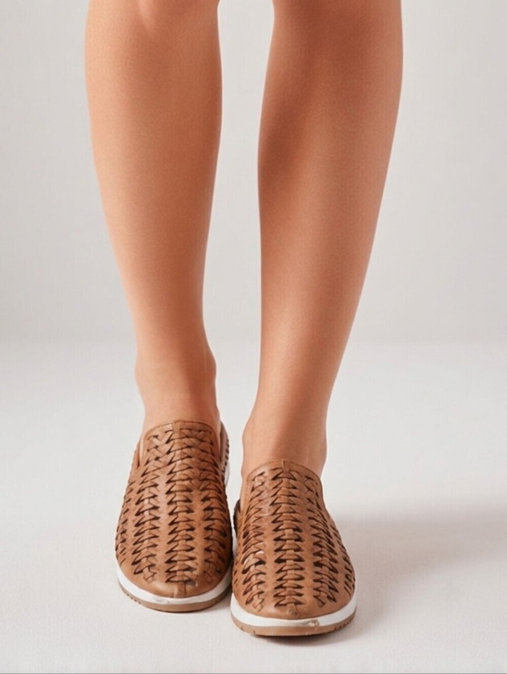 Antelope J77 Scooter Women's Mule Woven Leather Shoes Sz 41/9